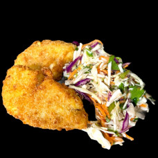 ХРУПКАВО ПИЛЕШКО ФИЛЕ СЪС ЗЕЛЕВА САЛАТА