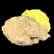 ПИЛЕШКО РУЛО С КАРТОФЕНО ПЮРЕ И МАНАТАРКИ