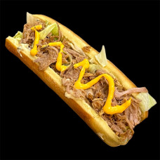 БРИОШ С ДЪРПАНО СВИНСКО И ЧЕДЪР